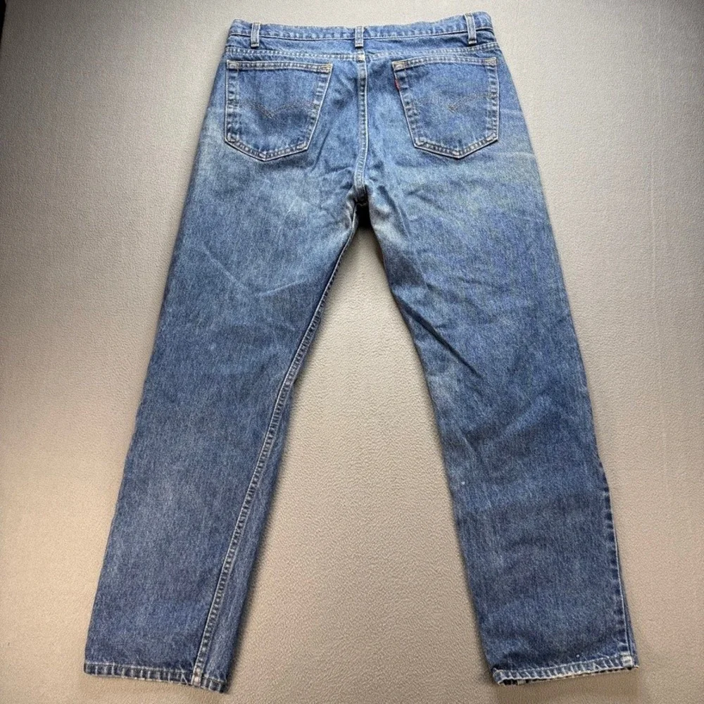 VTG Levis 505 Jeans 36x30 (FIT 34x29) Made in USA Red Tag 70s 80s Classic Fade